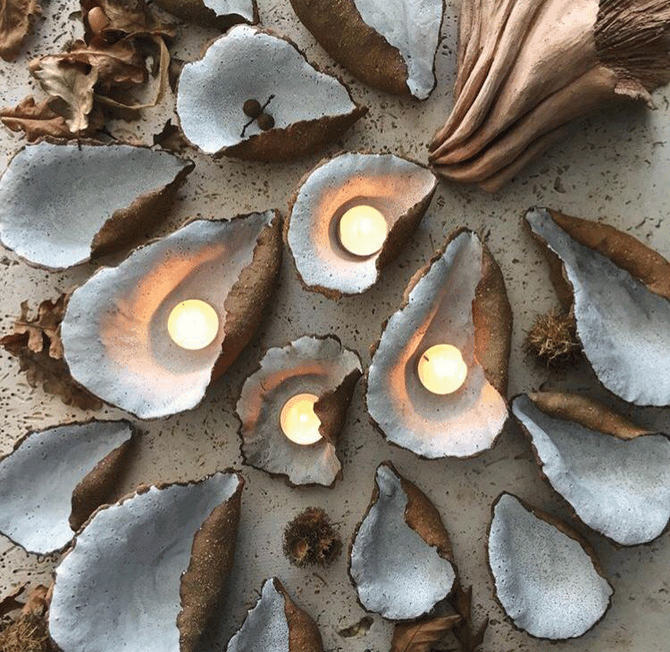 Sea Shell Candle Holder